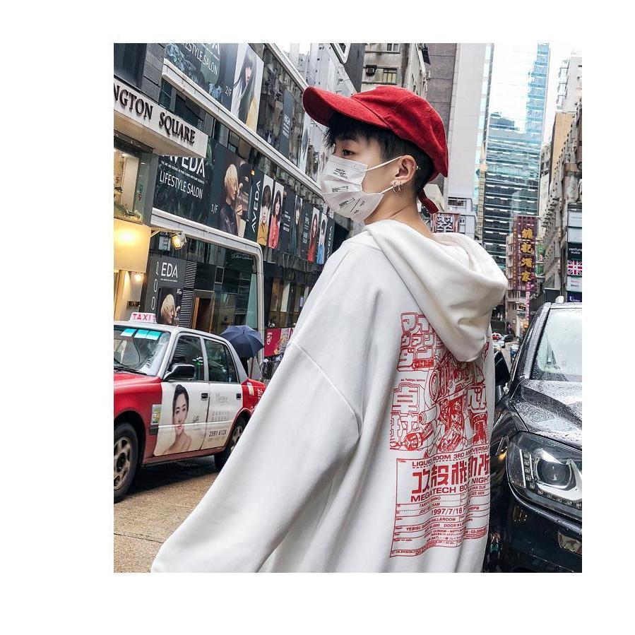 Hoodie LARGE "TOKYO"™ - Blanc / S - Boutique en ligne Streetwear