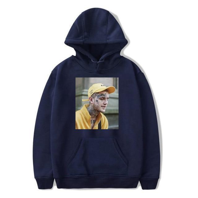 Hoodie LIL PEEP x COVER V3™ - Navy-02 / XXSize 2XS - Boutique en ligne Streetwear