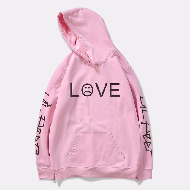 Hoodie LIL PEEP x LOVE™ - Rose / XXS - Boutique en ligne Streetwear