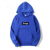 Hoodie SAVAGE x BLACK™ - Bleu / S - Boutique en ligne Streetwear