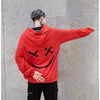 Hoodie SMILE B&W (LIL PEEP x MARSHMELLO)™ - Rouge / S - Boutique en ligne Streetwear