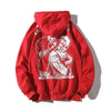Hoodie TATOUEUR x UNUSUAL™ - Rouge / S - Boutique en ligne Streetwear