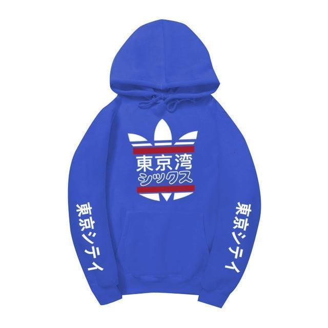 Hoodie "TOKYO" V2™ - Bleu 2 / XS - Boutique en ligne Streetwear