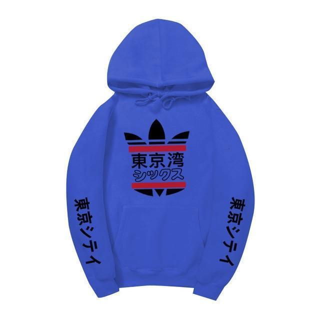 Hoodie "TOKYO" V2™ - Bleu / XS - Boutique en ligne Streetwear