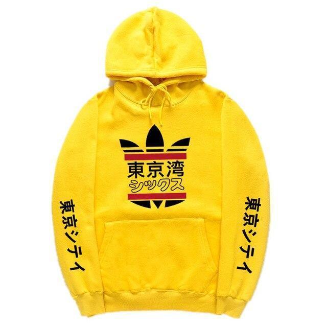 Hoodie "TOKYO" V2™ - Jaune / XS - Boutique en ligne Streetwear
