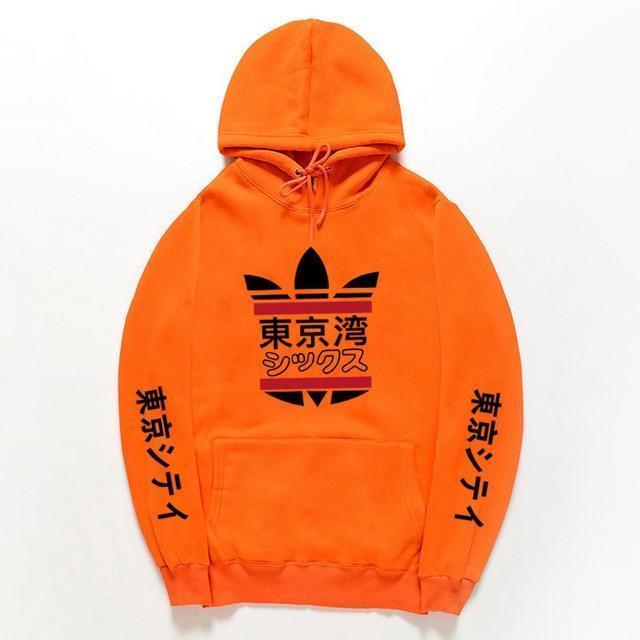 Hoodie "TOKYO" V2™ - Orange / XS - Boutique en ligne Streetwear