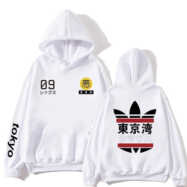Hoodie "TOKYO"™ - Blanc / XS - Boutique en ligne Streetwear