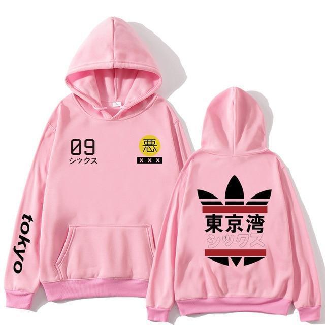 Hoodie "TOKYO"™ - Rose / XS - Boutique en ligne Streetwear