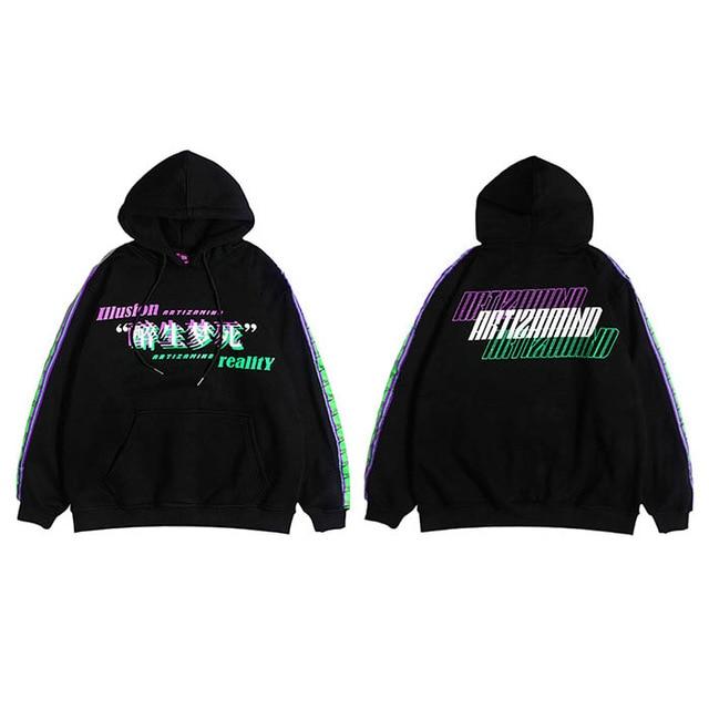 Hoodies illusion Pull Hoodies Mangas Kimonojaponais Noir L 