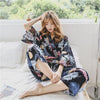 Jinbei Yoga Pyjama Jinbei Femme Kimonojaponais Design2 XL 