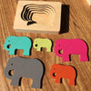 jouets en bois pour enfants Animal Carton 3D Puzzle multicouche Puzzle bébé jouets enfant précoce aides éducatives