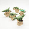 Jouets figurines bébé Yoda The mandalorian mignon, jouets d'action Mini 5-6cm, Mandalorian Yoda, jouets d'action Star Wars