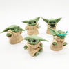 Jouets figurines bébé Yoda The mandalorian mignon, jouets d'action Mini 5-6cm, Mandalorian Yoda, jouets d'action Star Wars