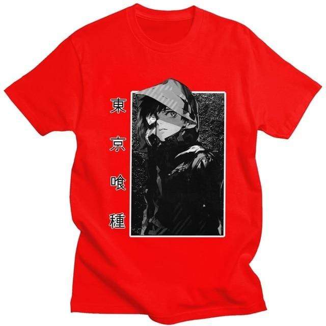 Kaneki Ken Tokyo Ghoul t-shirt manches courtes 100% coton décontracté mode cosplay