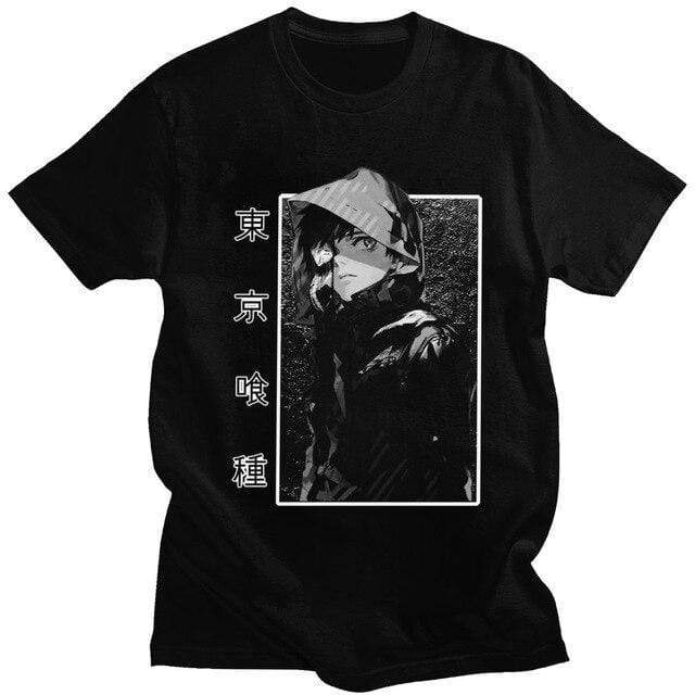 Kaneki Ken Tokyo Ghoul t-shirt manches courtes 100% coton décontracté mode cosplay