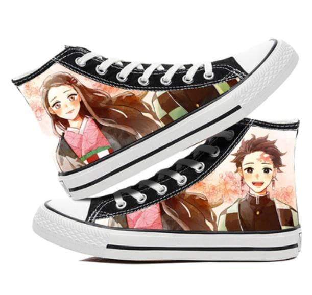 Kimetsu no Yaiba, demon slayer chaussures de dessin animé confortables pour cosplay cos Demon Slayer, tendance décontracté