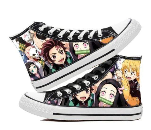 Kimetsu no Yaiba, demon slayer chaussures de dessin animé confortables pour cosplay cos Demon Slayer, tendance décontracté