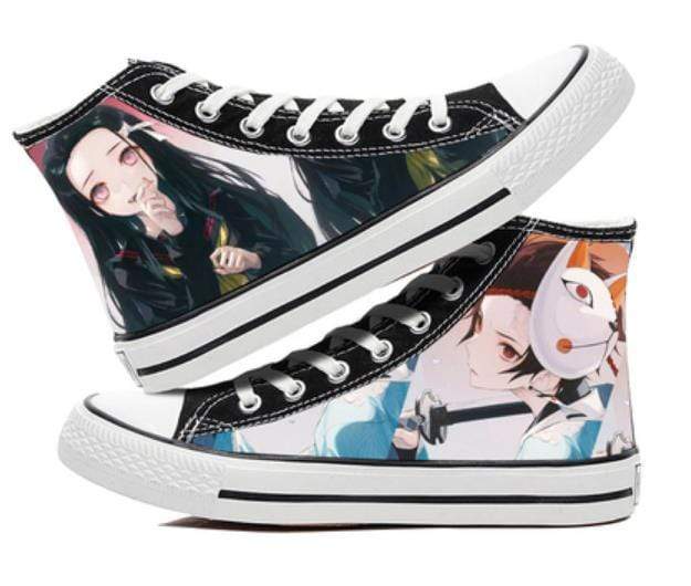 Kimetsu no Yaiba, demon slayer chaussures de dessin animé confortables pour cosplay cos Demon Slayer, tendance décontracté