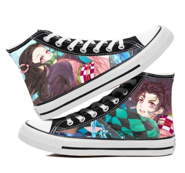 Kimetsu no Yaiba, demon slayer chaussures de dessin animé confortables pour cosplay cos Demon Slayer, tendance décontracté