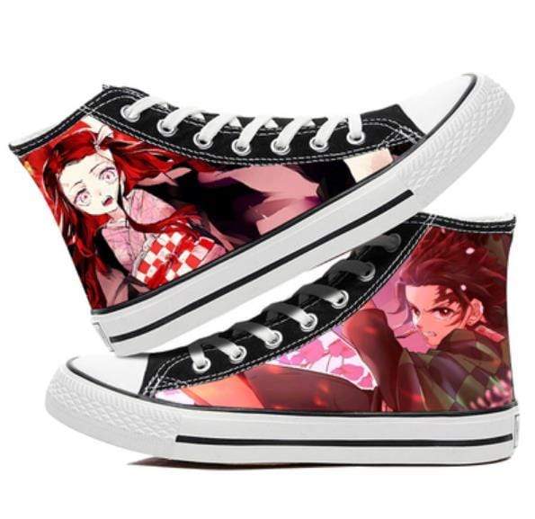 Kimetsu no Yaiba, demon slayer chaussures de dessin animé confortables pour cosplay cos Demon Slayer, tendance décontracté