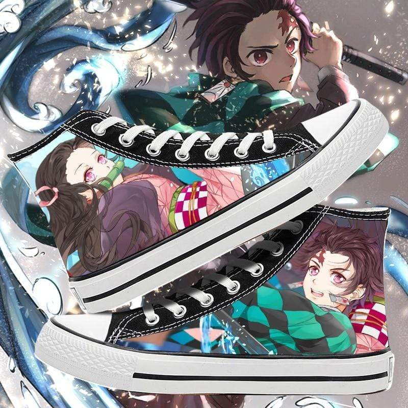 Kimetsu no Yaiba, demon slayer chaussures de dessin animé confortables pour cosplay cos Demon Slayer, tendance décontracté