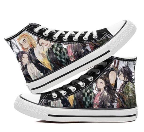 Kimetsu no Yaiba, demon slayer chaussures de dessin animé confortables pour cosplay cos Demon Slayer, tendance décontracté