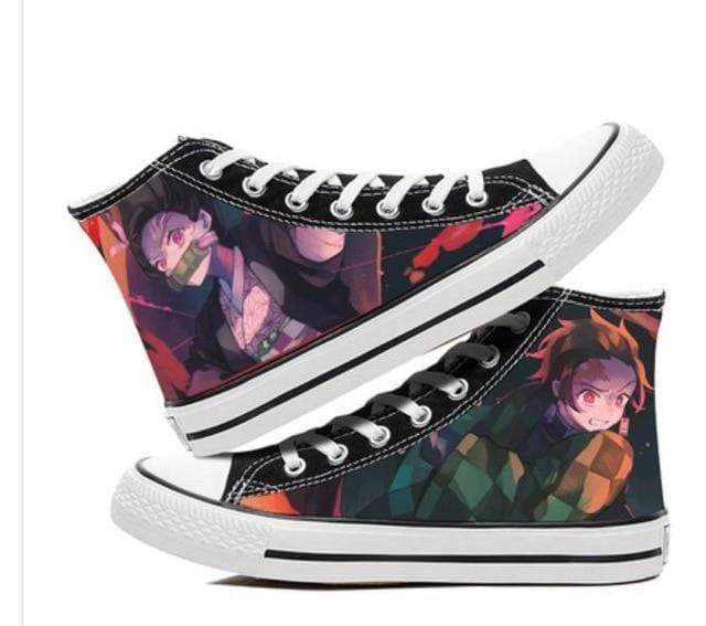 Kimetsu no Yaiba, demon slayer chaussures de dessin animé confortables pour cosplay cos Demon Slayer, tendance décontracté