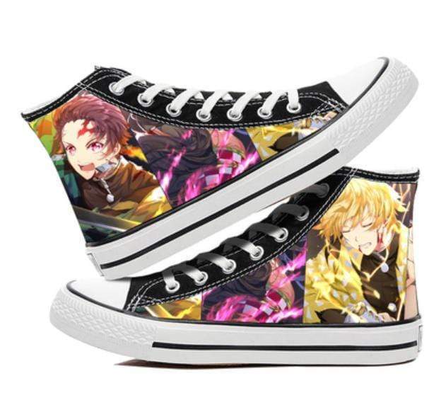 Kimetsu no Yaiba, demon slayer chaussures de dessin animé confortables pour cosplay cos Demon Slayer, tendance décontracté