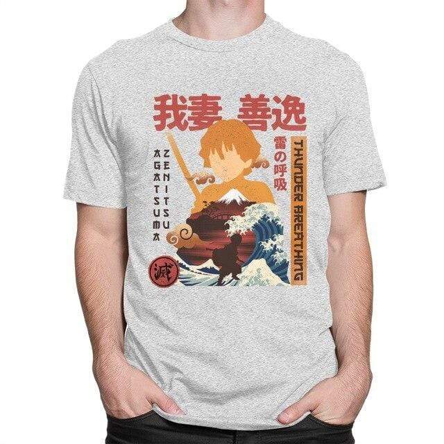 Kimetsu No Yaiba Kamado Nezuko T Shirt Zenitsu t-shirt manches courtes 100% coton décontracté mode cosplay