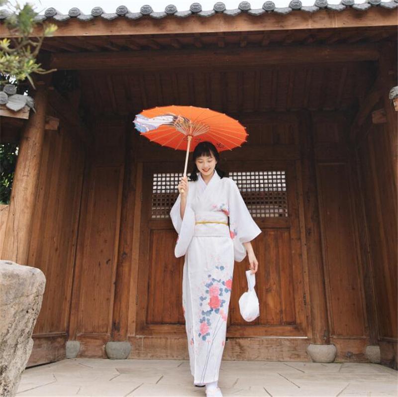 Kimono Blanc Femme