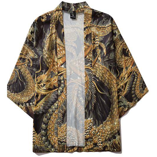 Kimono Cardigan ´Golden Dragon'