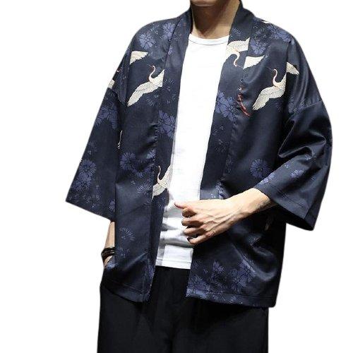 Kimono Cardigan Japonais– Envol de grues