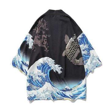Kimono Cardigan Japonais ´Vague´