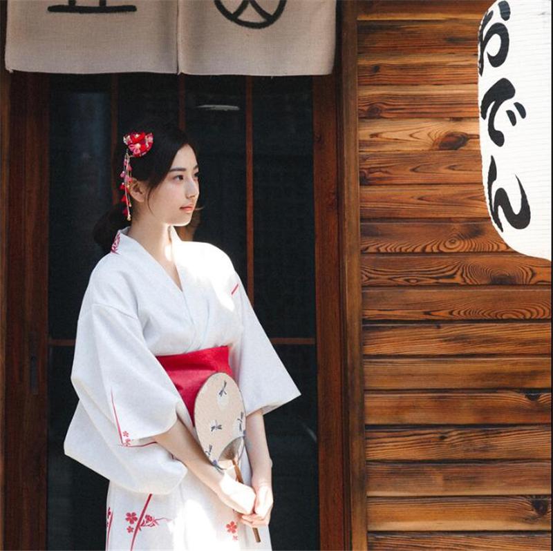 Kimono Femme Blanc