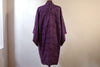 kimono, haori, vintage Japanese kimono jacket, womens silk kimono, kimono cardigan, tsumugi, embroidery