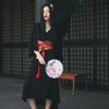 Kimono Long Noir Femme-Mon Kimono