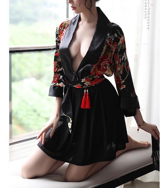 Kimono Sexy Noir-Mon Kimono