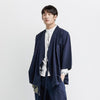 Kimono veste Japonaise Cardigan en lin ´San´ - Kimono Japonais