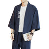 Kimono Veste Japonaise ´Zun´ Kimonos Cardigan Street Mixte Kimonojaponais Bleu 5XL 