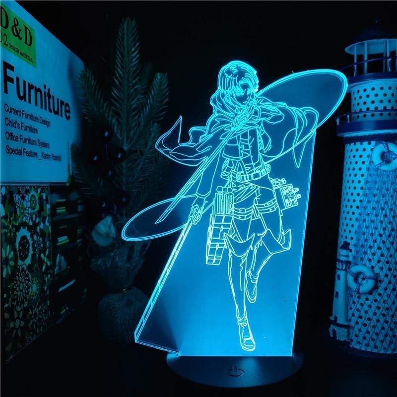 Lampe Attack On Titans Levi Ackerman 3D lampe led 3D