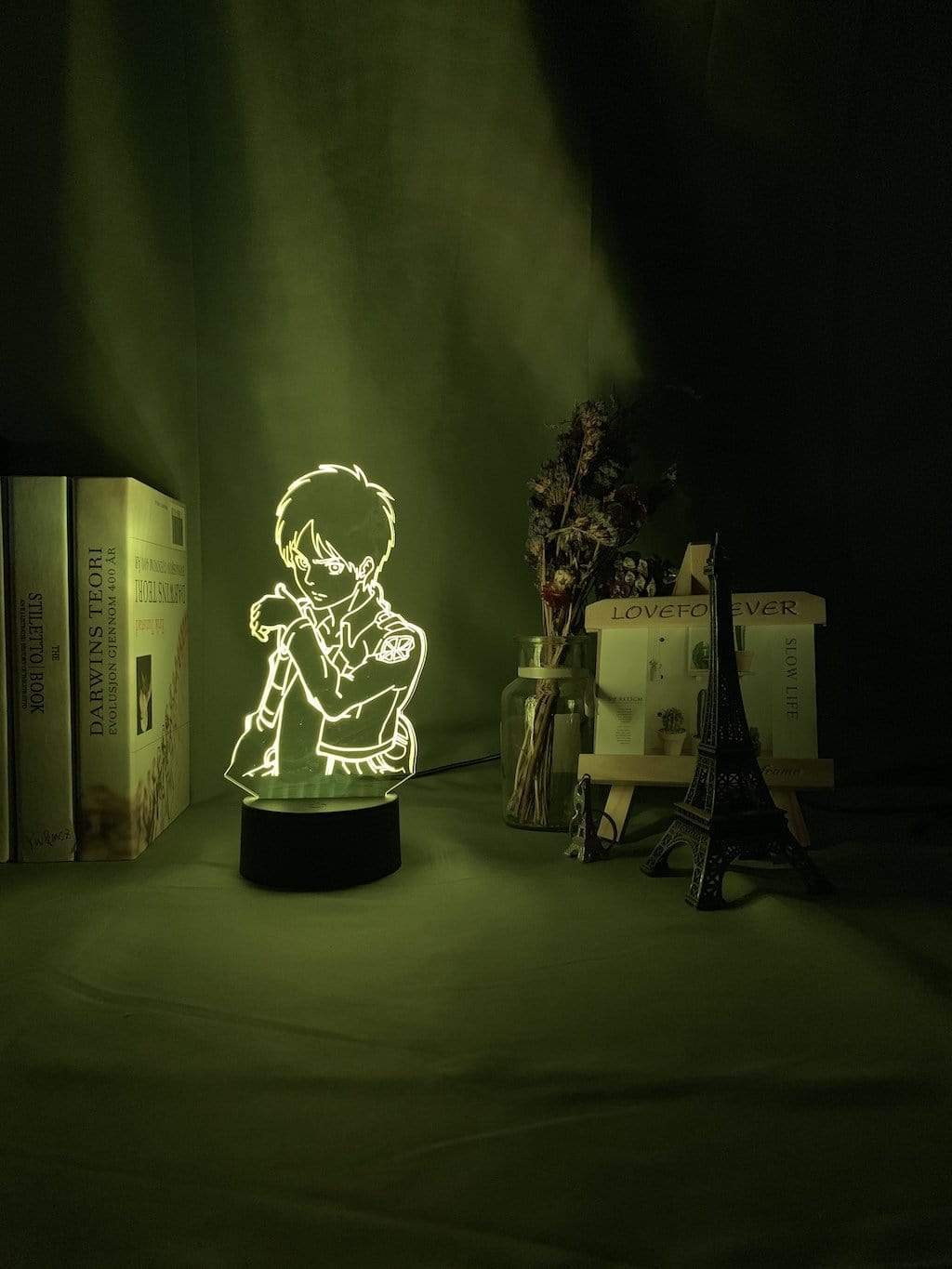 Lampe Attaque des titans Eren Yeager décor veilleuse Lampe led 3D Attaque des titans acrylique