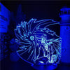 Charger l&#39;image dans la visionneuse de la galerie, Lampe BLEACH Kurosaki ichigo ban kai 3D lampe led 3D