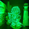 Lampe BUNGO STRAY DOGS DAZAI BOOK 3D lampe led 3D