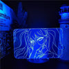 Charger l&#39;image dans la visionneuse de la galerie, Lampe Danganronpa Junko Enoshima Illusion lampe led 3D