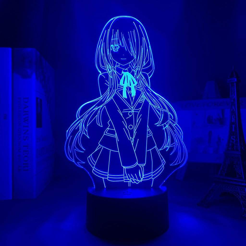 Lampe Date A Live Kurumi Tokisaki goodies manga animé lampe led 3D