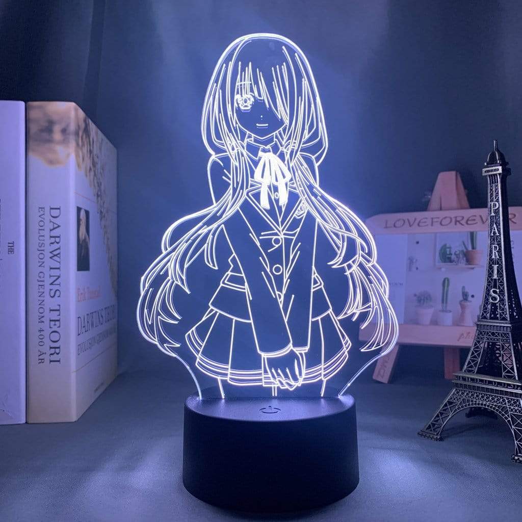 Lampe Date A Live Kurumi Tokisaki goodies manga animé lampe led 3D