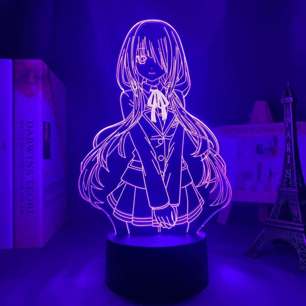 Lampe Date A Live Kurumi Tokisaki goodies manga animé lampe led 3D