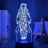 Lampe Demon Slayer Agatsuma Zenitsu  lampe 3D led veilleuse décor manga