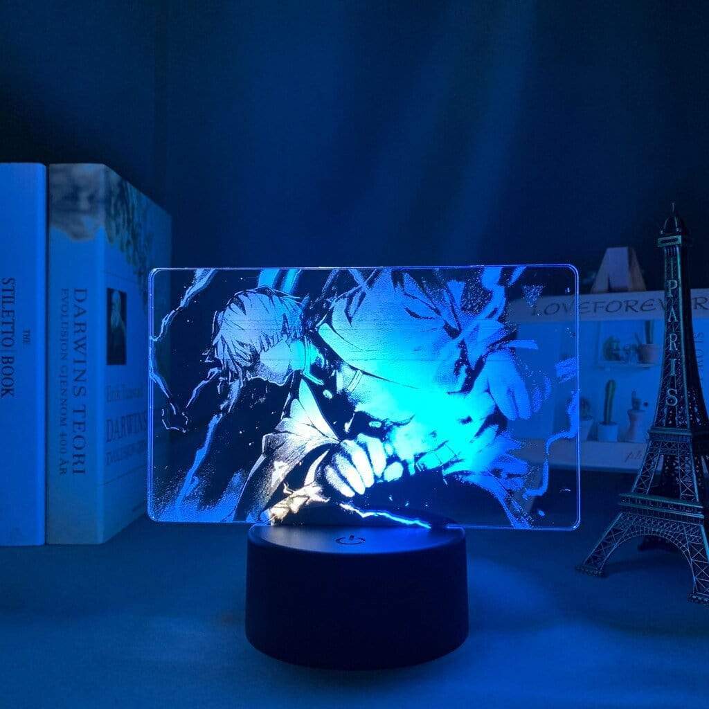 Lampe Demon Slayer Zenitsu Agatsuma Kimetsu No Yaiba goodies manga animé lampe led 3D