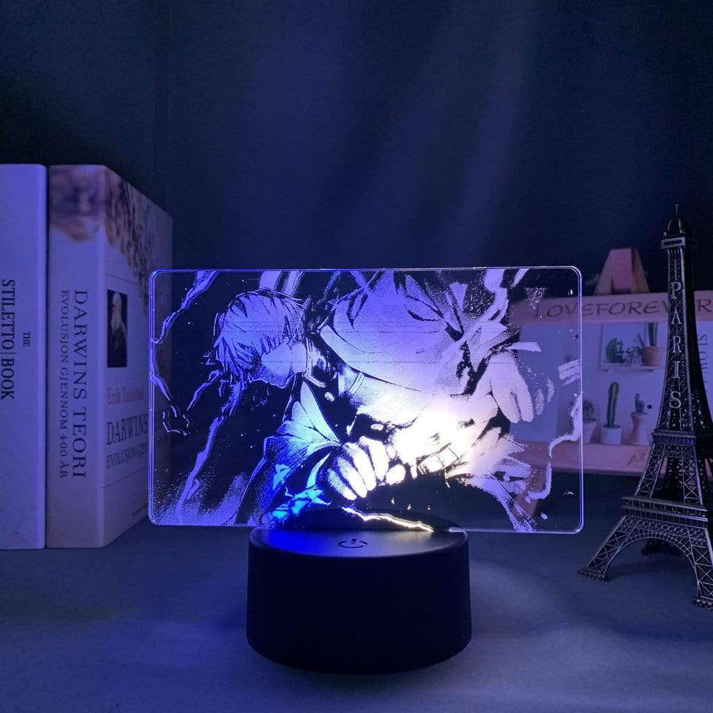 Lampe Demon Slayer Zenitsu Agatsuma Kimetsu No Yaiba goodies manga animé lampe led 3D